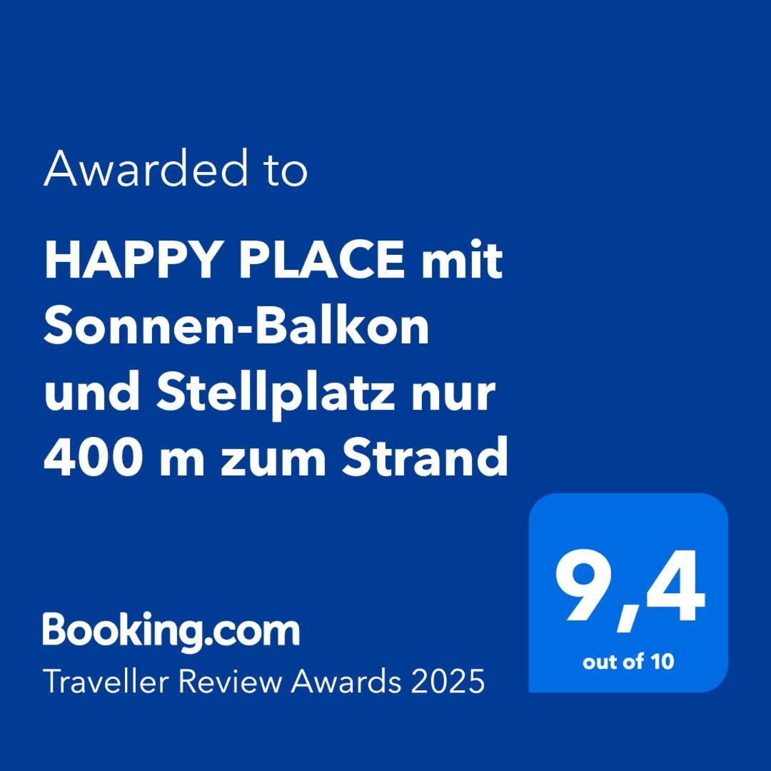 Happy Place Mit Sonnen-Balkon Und Stellplatz Nur 400 M Zum Strand Scharbeutz Exterior foto